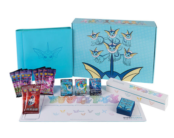 Pokemon TCG Simplified Chinese Eevee Advanced Gift Box - Vaporeon