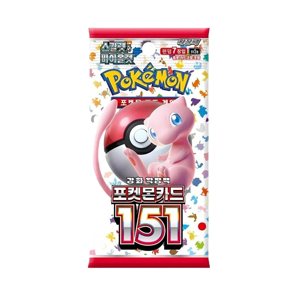 Korean 151 Booster Pack Pokemon