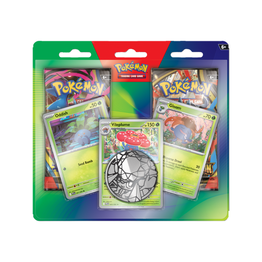 2-Pack Blister Pack Mega Evo/Phantasmal Flames [Oddish, Gloom, & Vileplume]