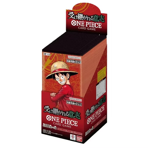 Japanese One Piece Booster Box Carrying on His Will OP13