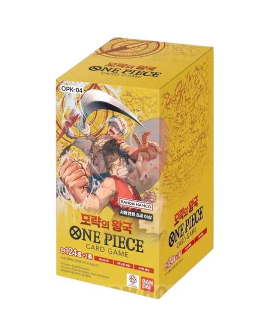 Korean OPK-04 Kingdoms Of Intrigue Booster Box One Piece